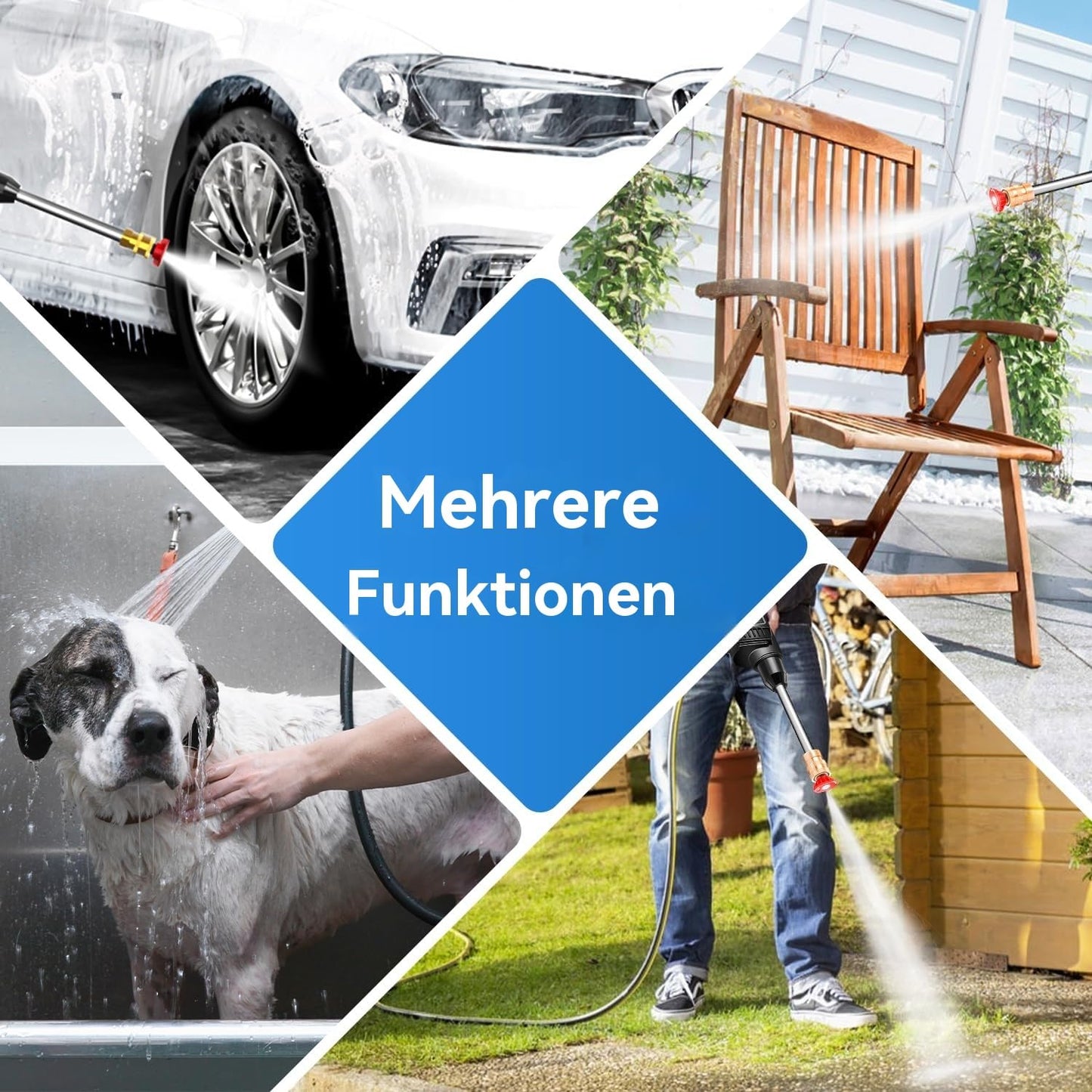 Battery Pressure Washer, Portable Cordless Battery